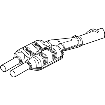 BMW 18-30-7-525-637 Centre Muffler