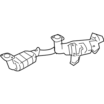 Ford 3F2Z-5F250-EB Converter & Pipe