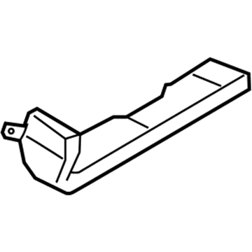 BMW 51-47-7-343-457 Air Duct, B-Pillar, Inner Left