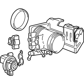 BMW 13-54-1-247-756 Throttle Body