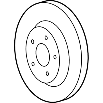 Mopar 5290731AB Rear Brake Rotor