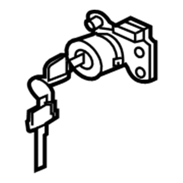 Infiniti 80600-CR900 Cylinder Set-Door Lock, R