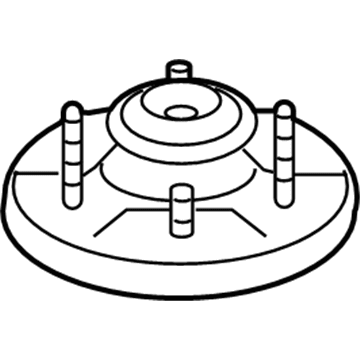 Acura 51920-SJA-J01 Rubber, Front Shock Absorber Mounting