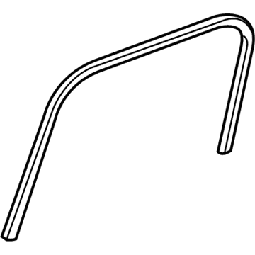 GM 20794453 Molding Asm-Rear Side Door Window Garnish