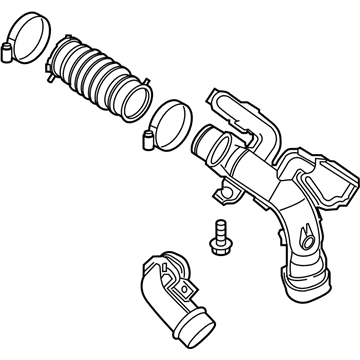 Nissan 16554-9KA0B Duct-Air