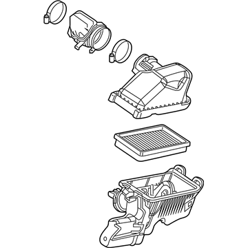 Nissan 16500-9KA0A Air Cleaner