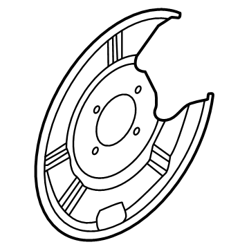Nissan 44161-5RY0A Baffle Plate