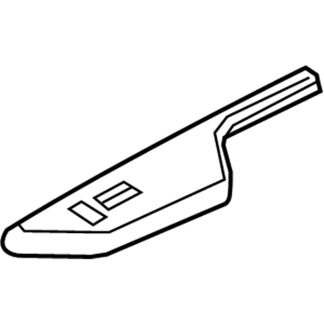 Honda 83547-TGG-A21ZA Panel, R. FR. Power Window Switch *NH900L* (Sub) (DEEP BLACK)