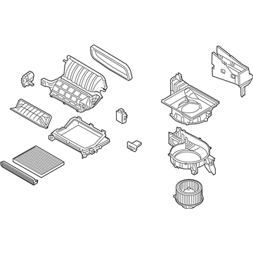 Hyundai 97100-4Z000 Blower Unit