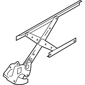 Infiniti 82721-4GA0B Left Door Window Regulator