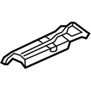 Nissan 74752-0W00A INSULATOR-Heat Front Floor, LH