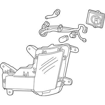 GM 84018689 Lamp Asm-Front Side Turn Signal