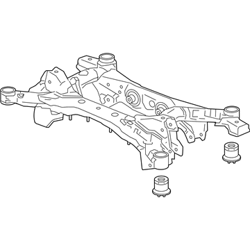 Acura 50300-TZ3-A11 Sub-Frame Assembly, Rear