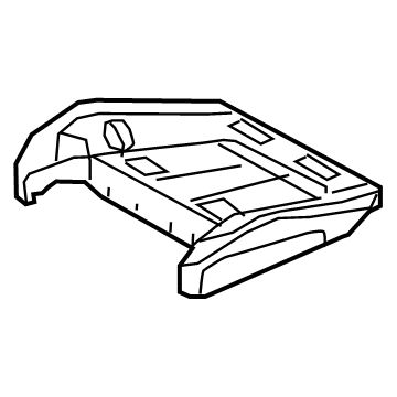 BMW 52-10-8-066-923 FOAM ELEMENT, COMFORT SEAT