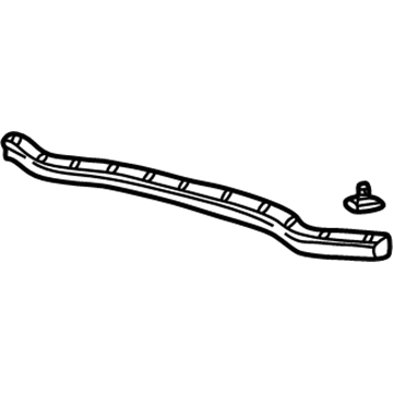 Honda 74121-S84-A00 Rubber, Hood Seal