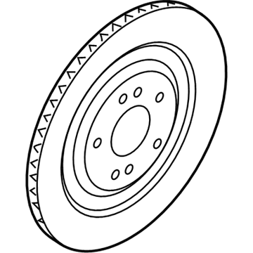 Kia 58411J6000 Disc Assembly-Rr Brake