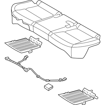 Hyundai 89100-D3580-RSK Cushion Assembly-RR Seat