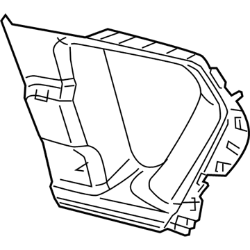 Mopar YF70HDAAC Molding-C Pillar