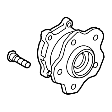 Infiniti 43202-5NA0A Rear Axle Hub Assembly