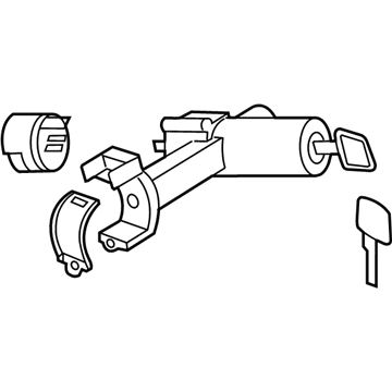 Nissan 48700-ET90A Lock Set-Steering