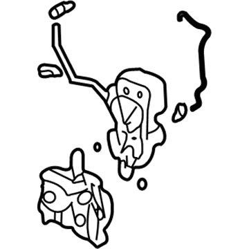 Honda 72150-S3Y-A01 Lock Assembly, Left Front Door Power