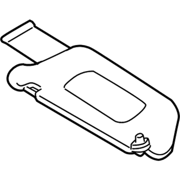 Nissan 96400-9N00A Passenger Side Sun Visor Assembly