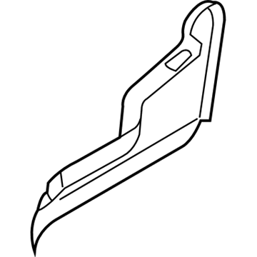 Hyundai 88121-2E001-G8 Shield Cover-Front Inner Driver