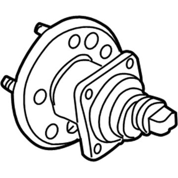 GM 12413029 Hub & Bearing