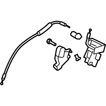 Nissan 80500-JF10A Front Right (Passenger-Side) Door Lock Actuator