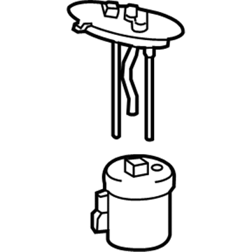 Lexus 77024-53090 Plate Sub-Assembly, Fuel