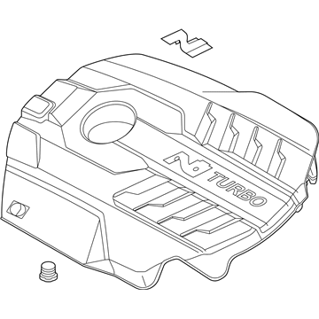 Hyundai 29240-2GTB0 Engine Cover Assembly