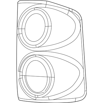 Mopar 55077605AD Lamp-Tail Stop Backup