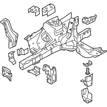 Ford FB5Z-16054-A Apron/Rail Assembly