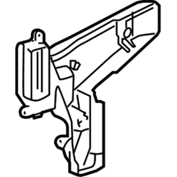 Honda 79107-TF0-G01 Cover, Heater Core