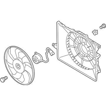 Kia 253801U201 Blower Assembly