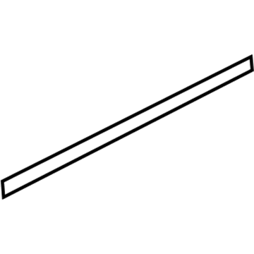 GM 22729941 Sealing Strip, Rear Side Door Window Inner