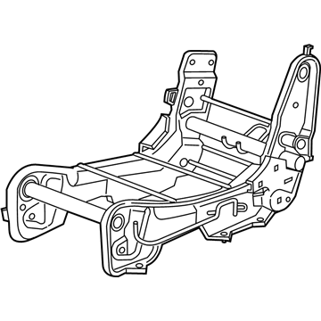 Honda 81936-TK8-A21 Frame, Center Seat Cushion