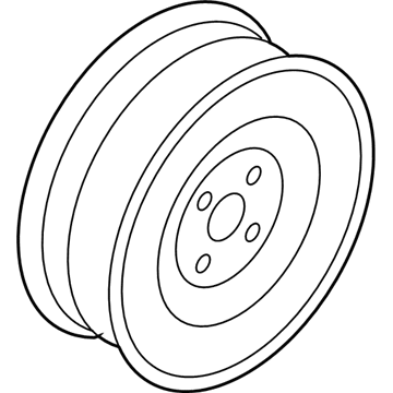 Nissan 40300-EN17A Spare Tire Wheel Assembly