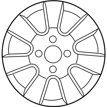 Nissan D0300-EN11B Aluminum Wheel