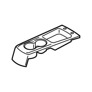 Hyundai 89191-J3000-NNB Rear Seat Armrest Cup Holder Assembly