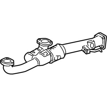 Acura 18210-TA1-A01 Pipe A, Exhaust