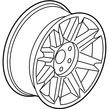 GM 19300998 Wheel, Alloy