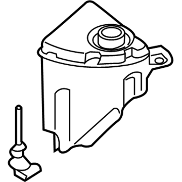 BMW 17-13-7-647-283 Coolant Expansion Tank