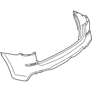BMW 51-12-8-091-991 Panel, Bumper, Primed, Rear
