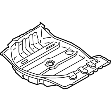 Infiniti 74514-AM630 Floor-Rear, Rear