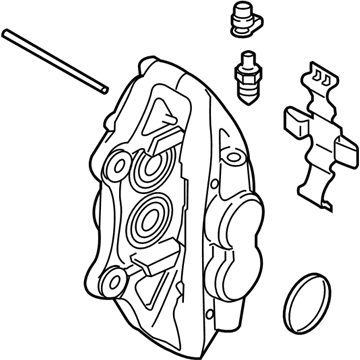 BMW 34-11-6-870-628 Brake Caliper Right