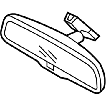 Kia 851013N000 Rear View Inside Mirror Assembly