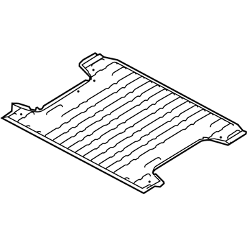 Mopar 68167006AA Pan-Rear Floor