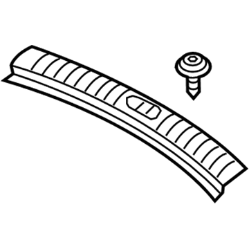 Hyundai 85770-4Z000-NBC Trim Assembly-Rear Transverse