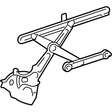 Lexus 69801-0E010 Regulator Sub-Assy, Front Door Window, RH